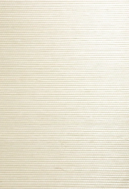 New Brewster Ping Cream Grasscloth Wallpaper