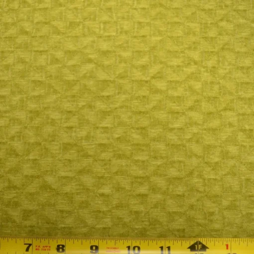 Best Stock/Covington Pirouette 25 Olive Covington Triangle Chenille Fabric