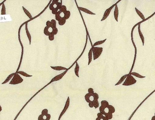 Online Laura Kiran Plumblossom Chocolate Fabric