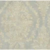 Best York PM9309 Silver Charleston Damask Wallpaper