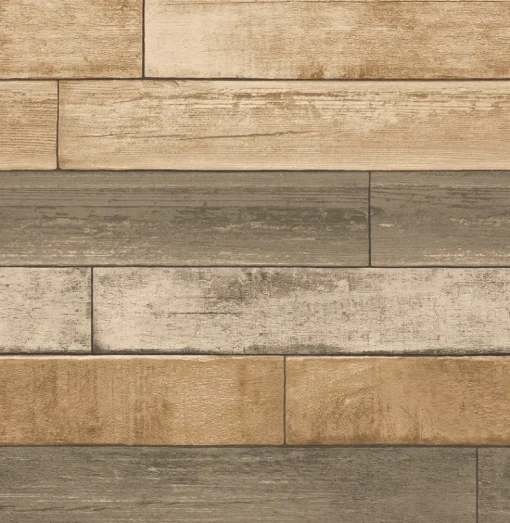 Fashion Brewster/ASP 2922-22346 Porter Wheat Weathered Plank Wallpaper