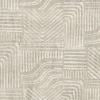Best Brewster 391532 Pueblo Light Grey Global Geometric Wallpaper