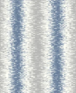 Best Brewster/ASP Quake Blue Abstract Stripe Wallpaper
