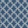 Clearance Brewster 3122-11002 Quelala Navy Ring Ogee Wallpaper