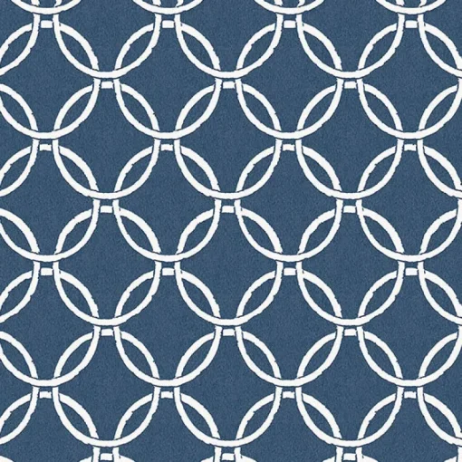 Clearance Brewster 3122-11002 Quelala Navy Ring Ogee Wallpaper