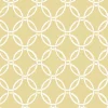 Sale Brewster 3122-11003 Quelala Yellow Ring Ogee Wallpaper