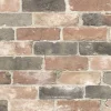 Hot Brewster/ASP Reclaimed Bricks Dusty Red Rustic Wallpaper