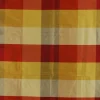 Fashion #1 Textiles Red & Gold silk buffalo check fabric PDS 1235
