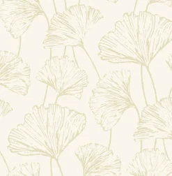 Clearance Brewster/ASP 2764-24316 Reverie Gold Ginkgo Wallpaper