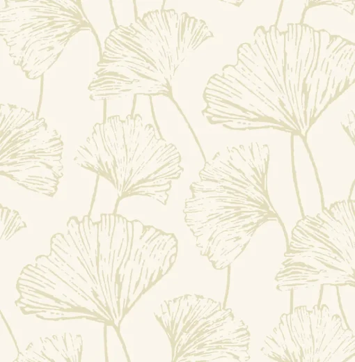 Clearance Brewster/ASP 2764-24316 Reverie Gold Ginkgo Wallpaper