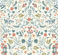 Fashion York RI5157 Beige/Coral Wildwood Wallpaper