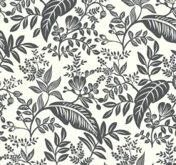 Fashion York RI5136 Black/White Canopy Wallpaper