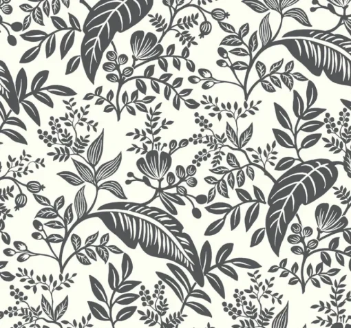 Fashion York RI5136 Black/White Canopy Wallpaper