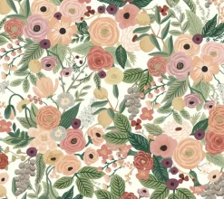 Discount York RI5122 Burgundy Garden Party Wallpaper