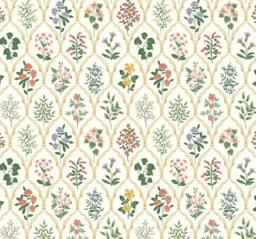 Clearance York RI5130 Cream Hawthorne Wallpaper
