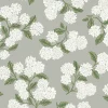New York RI5144 Gray Hydrangea Wallpaper