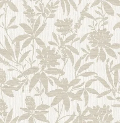 New Brewster 4025-82537 Riemann Beige Floral Wallpaper