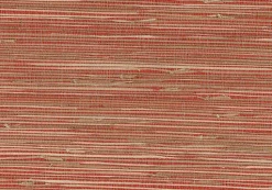 Fashion Brewster 4018-0022 Rio Brick Grasscloth Wallpaper