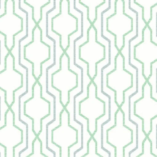 Outlet Brewster/ASP 2973-90605 Rion Green Trellis Wallpaper