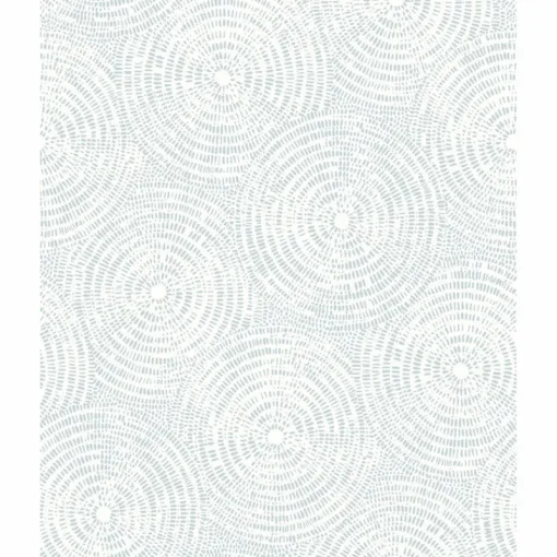 Best Brewster/ASP Ripple Light Blue Shibori Wallpaper