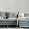 Discount Stock/York/Roomates RMK11078WP Steel Blue Faux Grasscloth Peel & Stick Wallpaper