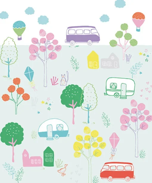 Sale Brewster Road Trip Wall Mural