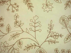 Discount Laura Kiran Romantic Vine Almond Fabric