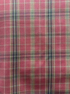 Sale Stock/Heritage/Roth Roth D2892 Parkhill Cardinal Red Khaki Green Beige Plaid Cotton Fabric