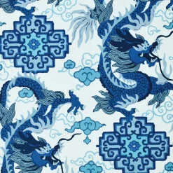 Hot PKaufmann_inc/PK Royal Dragon Porcelain P/Kaufmann Fabric