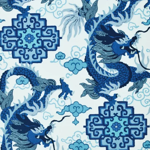 Hot PKaufmann_inc/PK Royal Dragon Porcelain P/Kaufmann Fabric