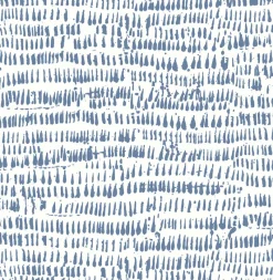 Sale Brewster/ASP 2764-24357 Runes Blue Brushstrokes Wallpaper