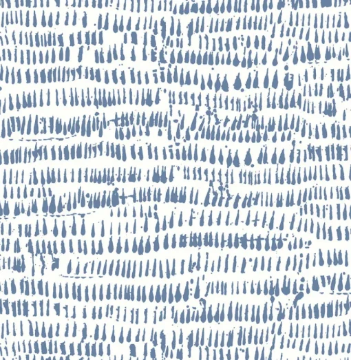 Sale Brewster/ASP 2764-24357 Runes Blue Brushstrokes Wallpaper