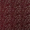 Outlet Europatex Safari Tiger Burgundy Fabric
