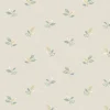 New Brewster Sage Hill Leigh Yellow Leaf Wallpaper