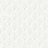 New Brewster 3120-13655 Santiago Grey Scalloped Wallpaper