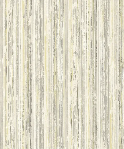 Fashion Brewster Savanna Taupe Stripe Wallpaper