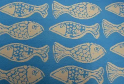Hot Covington School Of Fish Caribe Outdoor Fabric