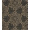 Sale Brewster 376050 Seychelles Brown Medallion Wallpaper