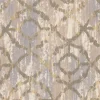 Hot Brewster 2909-SH-13028 Dashwood Taupe Distressed Trellis Wallpaper