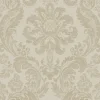 Discount Brewster/ASP 2763-87314 Shadow Khaki Damask Wallpaper