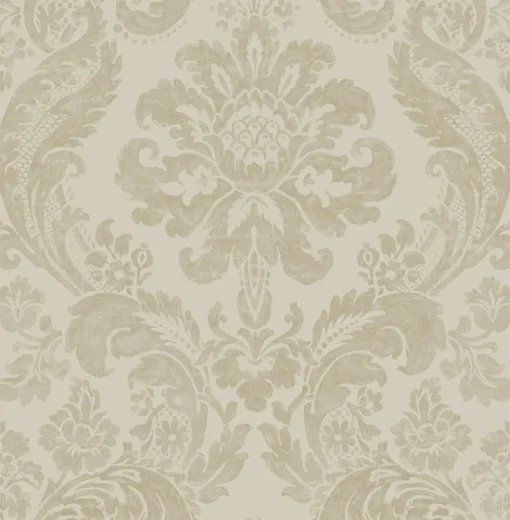 Discount Brewster/ASP 2763-87314 Shadow Khaki Damask Wallpaper