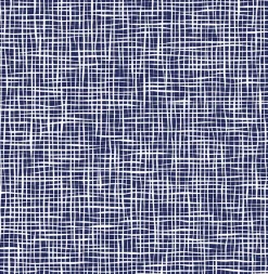 Outlet Brewster/ASP 2764-24330 Shanti Blue Grid Wallpaper