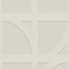 Outlet Brewster 395801 Shapes Champagne Curved Trellis Wallpaper