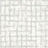 Clearance Brewster/ASP 2964-87348 Shea Light Grey Distressed Geometric Wallpaper
