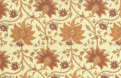 Discount Laura Kiran Shiraz Print Melon Fabric