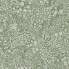 New Brewster/ASP 2932-65125 Siv Dark Green Botanical Wallpaper