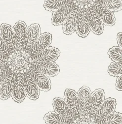 Best Brewster/ASP Sol Espresso Medallion Wallpaper