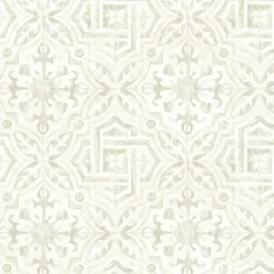 Discount Brewster 3123-12333 Sonoma Cream Spanish Tile Wallpaper