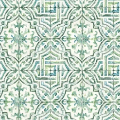 Best Brewster 3120-12338 Sonoma Green Beach Tile Wallpaper