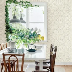 Fashion Brewster 3117-12333 Sonoma Grey Spanish Tile Wallpaper